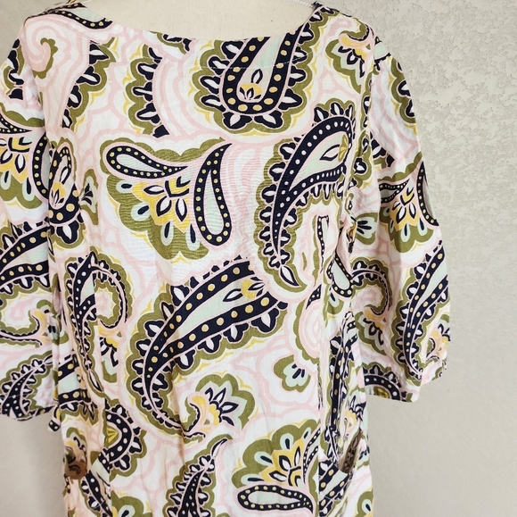 Boden laurie Linen dress with pockets in front size 10R - Picture 8 of 11